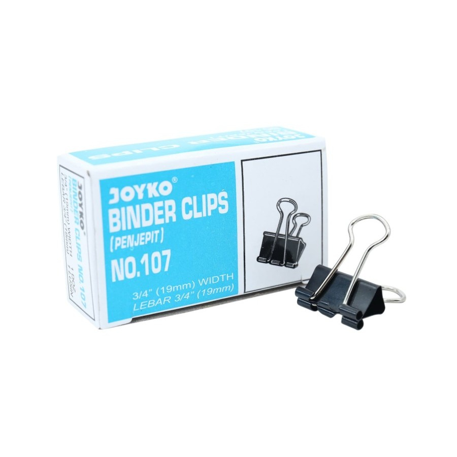 

JOYKO BINDER CLIP NO 107 19MM