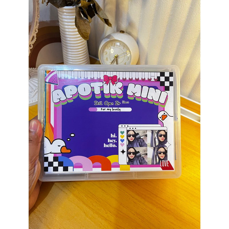 Apotik mini custom design box request tanpa obat