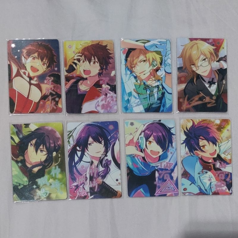 CN Photocards - Chiaki, Kaoru, Souma, Shinobu (Ensemble Stars)