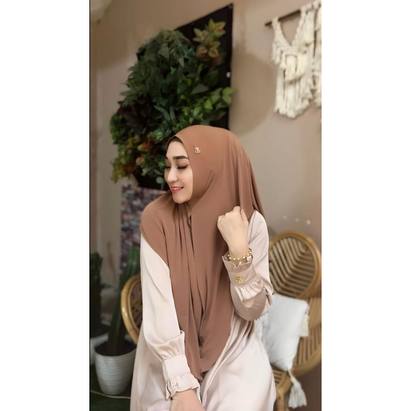 Hijab Segitiga Instan Zeela Bahan Jersey By Arza