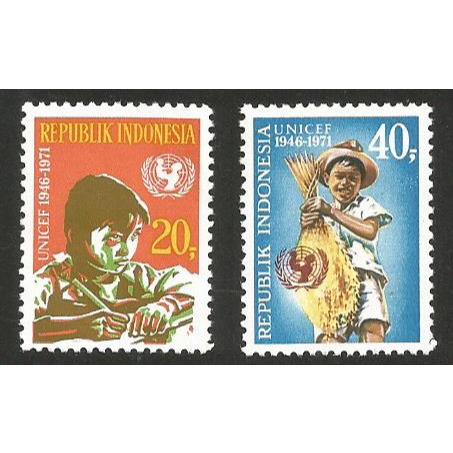 

A 11193 SET LENGKAP TERDIRI ATAS DUA BUAH PRANGKO INDONESIA TEMA 25 TAHUN UNICEF 1946-1971 DENGAN KONDISI BELUM ADA CAP
