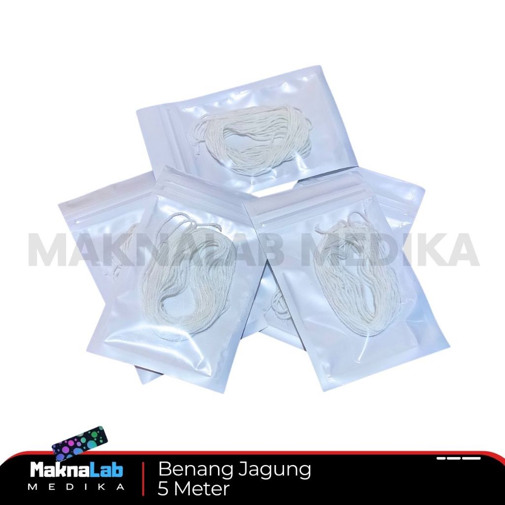 [ Maknalab ] Benang Jagung Farmasi 5m l Benang Godam l Benang Farmasi untuk Praktikum Resep
