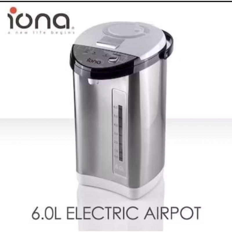 IONA AIRPOT ELECTRIC 6.0 LITER STAINLESS - DISPENSER AIR PANAS TERMOS khusus Batam