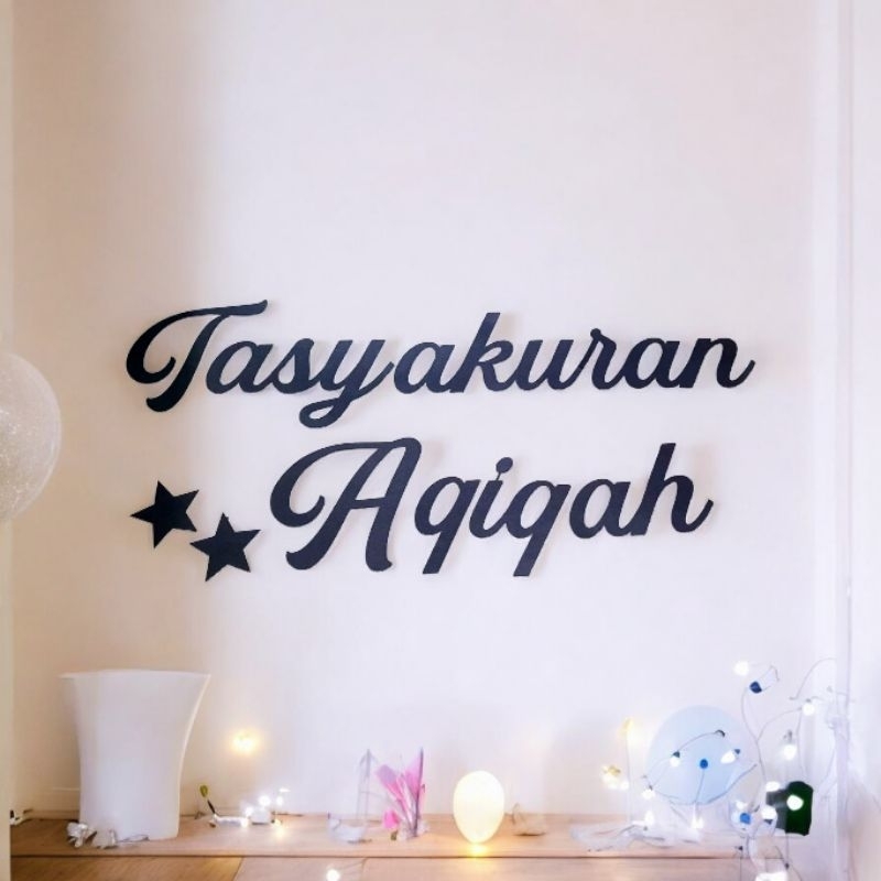 Dekorasi Tasyakuran Aqiqah