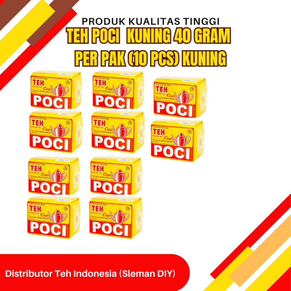 

TEH PocI Kuning 40 Gram Per Pak (10 PCs)