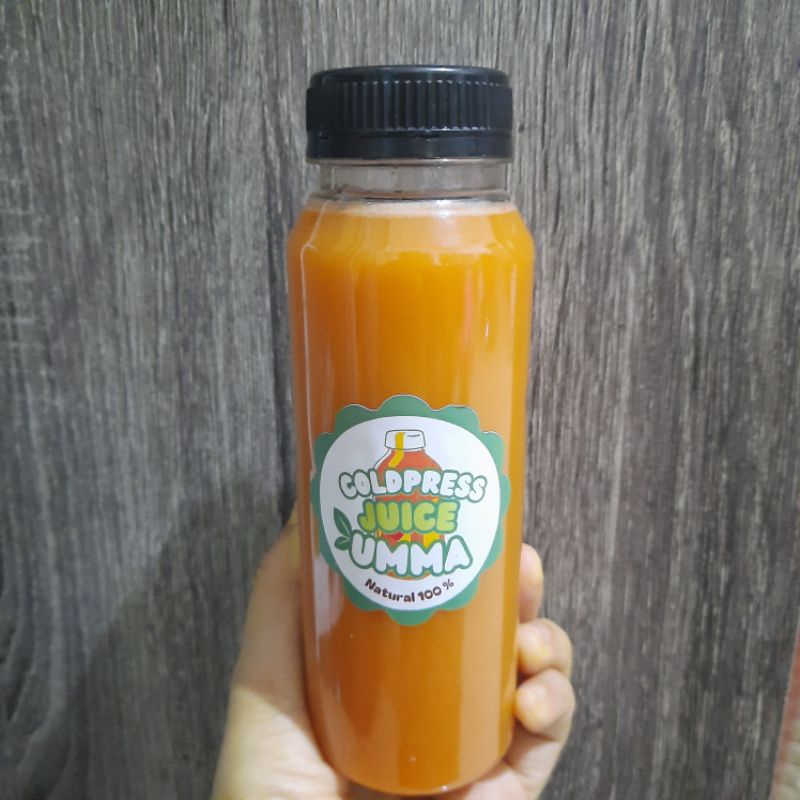 

Jus Wortel Murni / Coldpressjuice wortel (pure) / Minuman sehat Padang