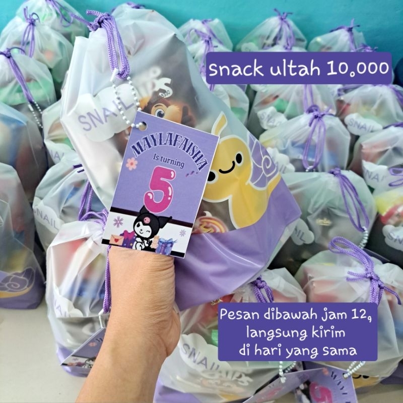 

Free card - Paket snack ulang tahun tas