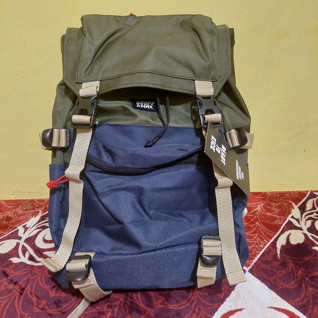 Geoff Max - Almost Dark Olive Navy | Tas Punggung Geoff Max | Backpack Pria Sekolah atau Kuliah