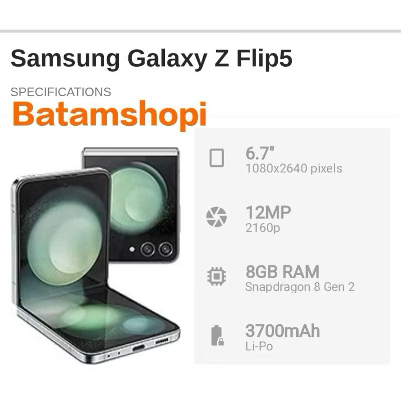 Samsung Galaxy Z Flip5 bekas