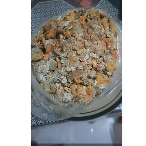 

telur rajungan matang belum bumbu