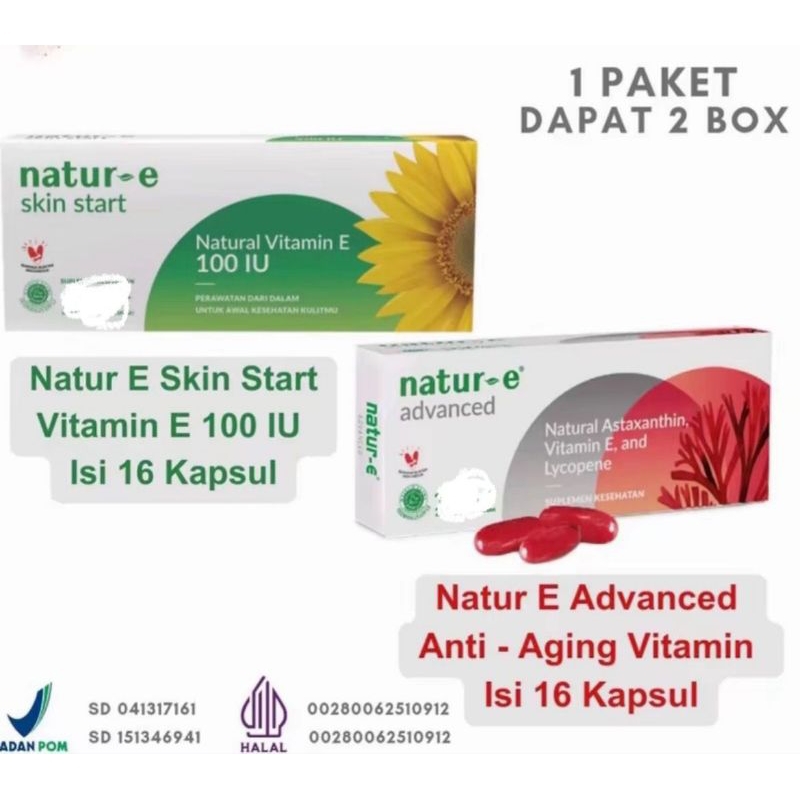 natur e paket bandle kapsul advanced isi 16 dan kapsul hijau isi 16