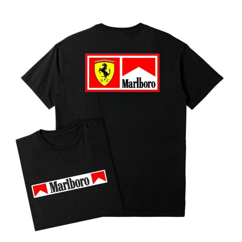(new)COd Kaos Marlboro kaos bahan katun combed kaos pria wanita terbaru termurah