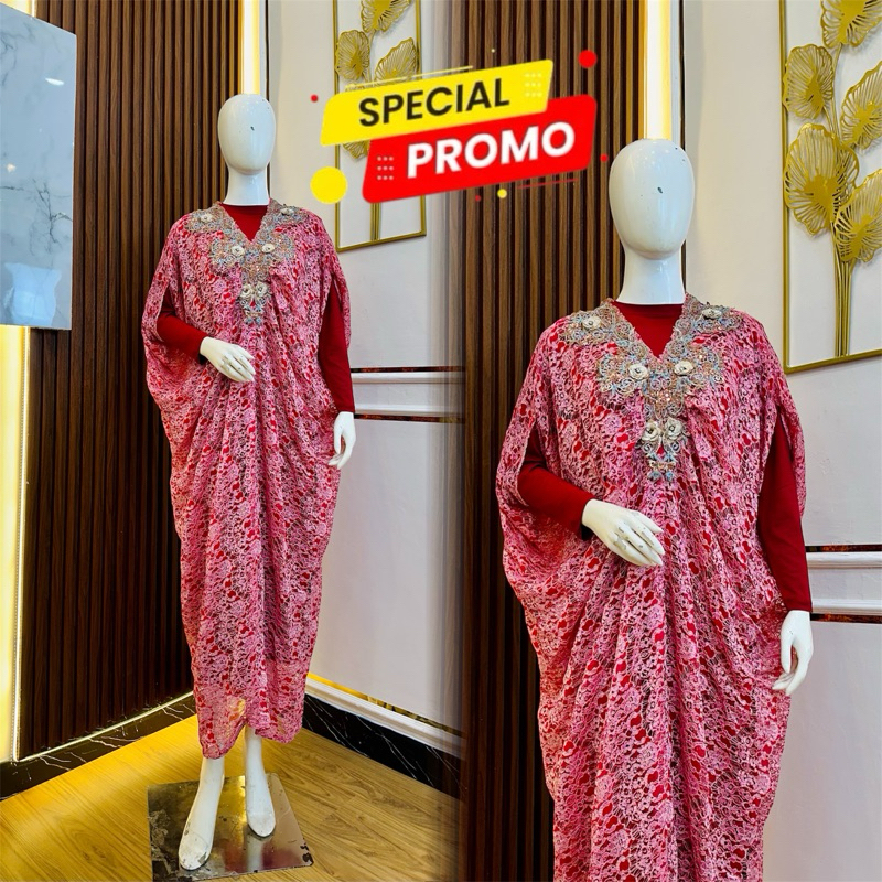 Kaftan brukat premium ukuran all size by naufal kaftan