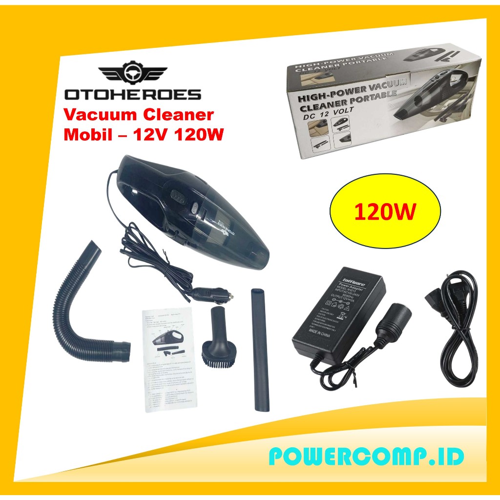 OTOHEROES CVC100 Vacuum Cleaner Mobil Vacuum Cleaner Penyedot Debu Mobil 120W 5.5KPA Wired - Vacuum 
