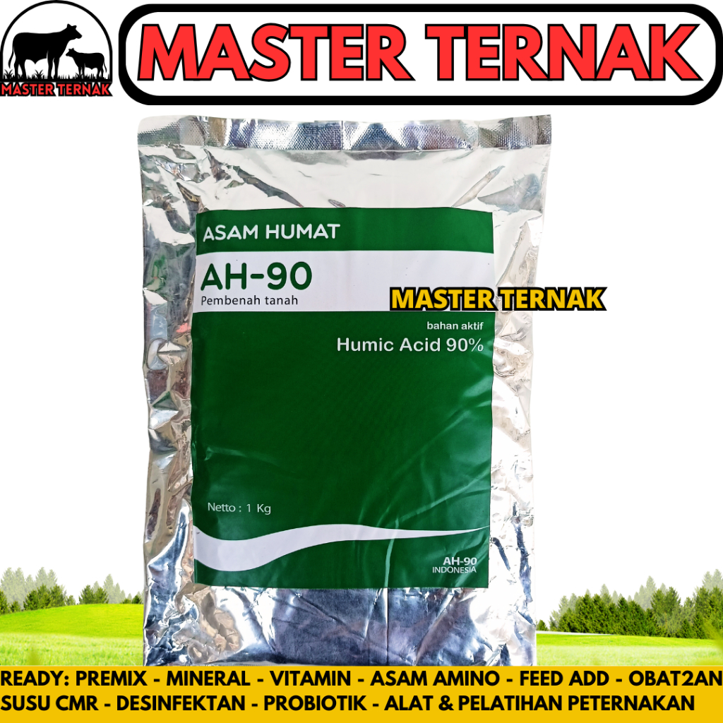 ASAM HUMAT AH-90 1 KG - Sodium Humat 90% - Asam Humate Untuk Pembenah Tanah