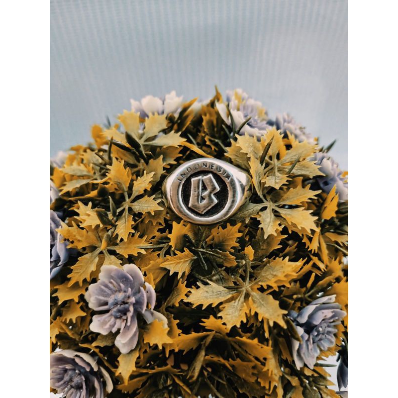 cincin/tengkorak/pewter/skull ring/ring skull handmade