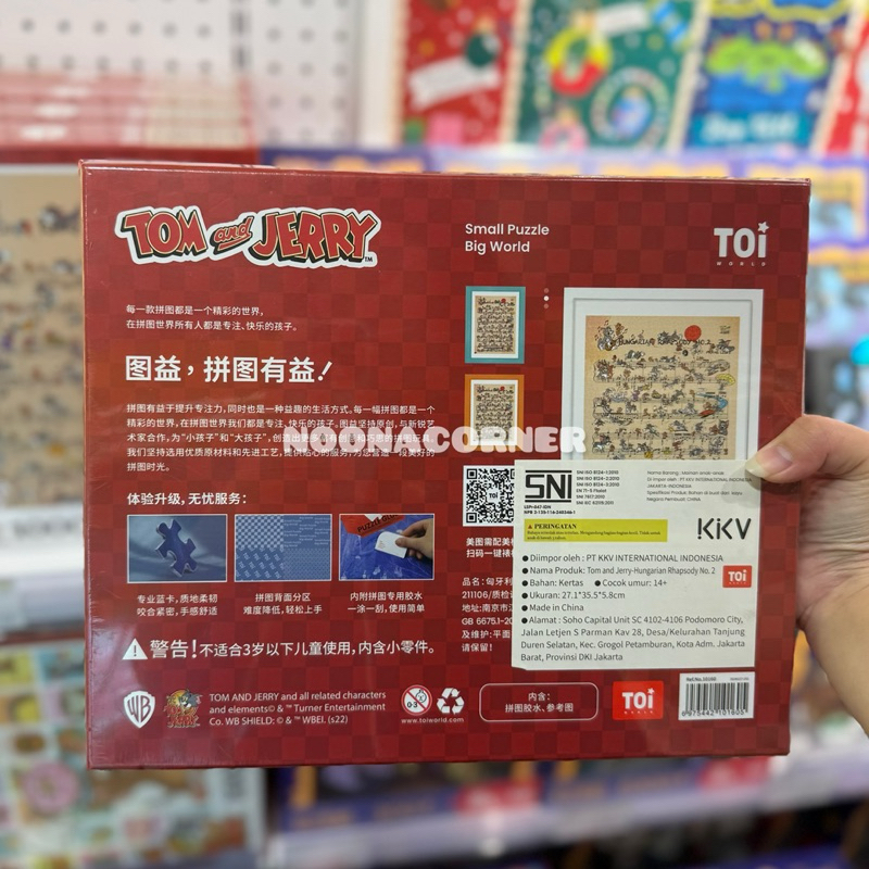 KKV x Toi Puzzle 1000 pcs Tom and Jerry Collections (Valentines / Hungarian Rhapsody / Cooking