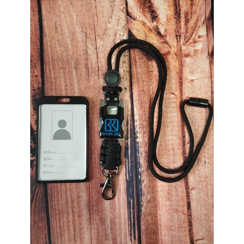 

Lanyard id card logo BRI bisa custom juga