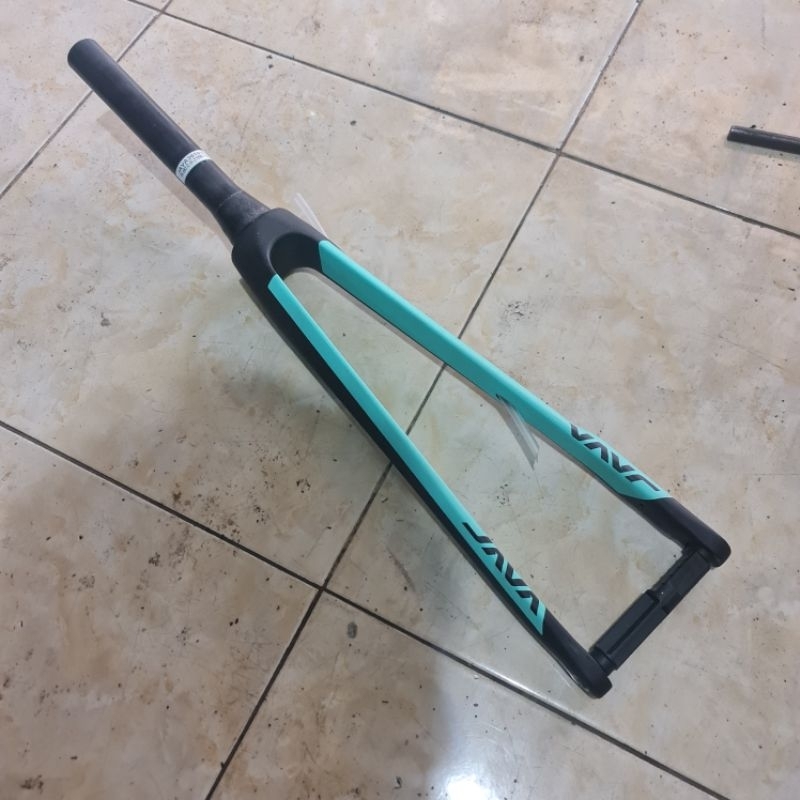 fork garpu carbon java roadbike disc brake tapered 700c ta12 road bike