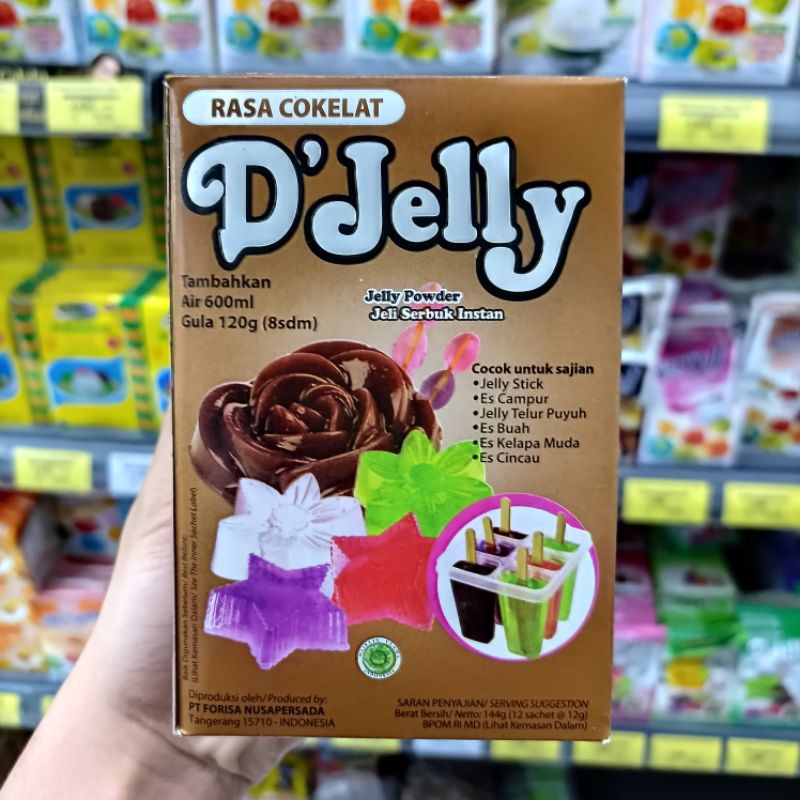 

Djelly Chocolate Box/ Bubuk Jelly/Jelly Instant isi 12pcs
