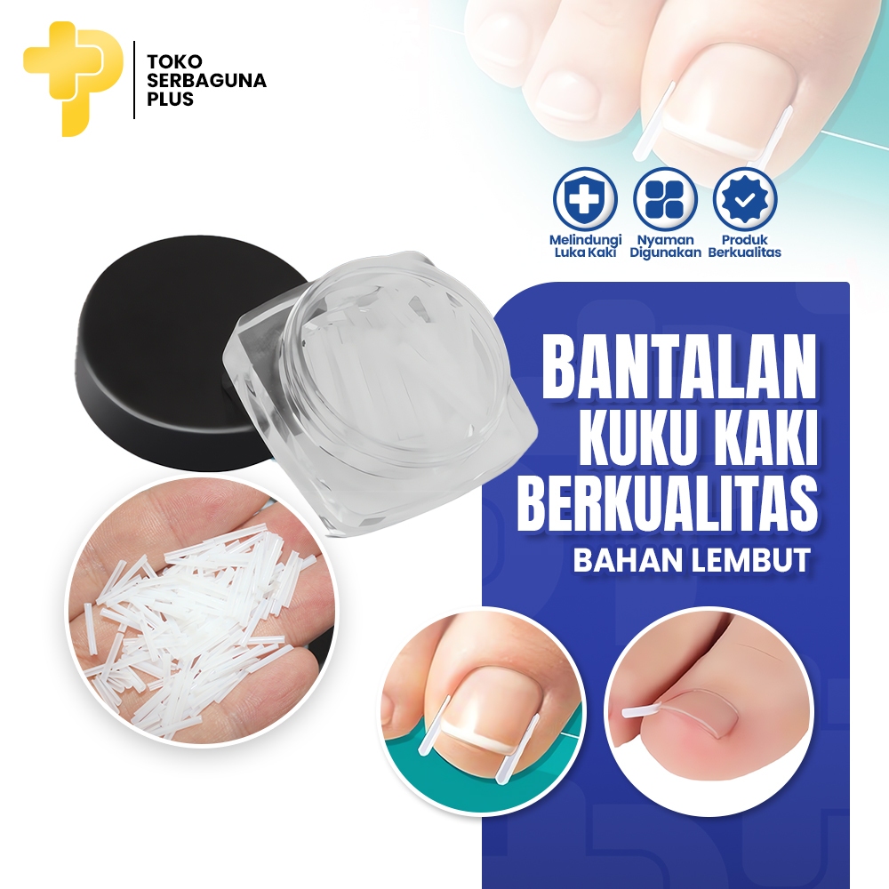 Bantalan Silikon Kuku Kaki Alat Koreksi Kuku Tumbuh Ke Dalam Ingrown Nail Isolation Pad Anti Canteng