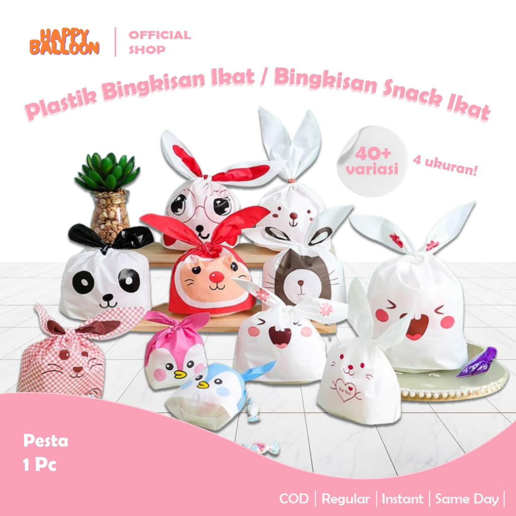 

HappyBalloon Plastik Bingkisan Ikat / Bingkisan Snack Ikat Satuan