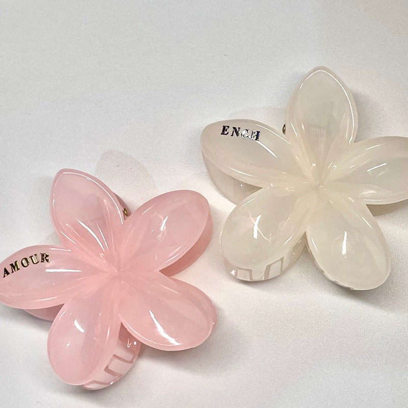 beadsybeepsy | custom claw clip bunga / custom nama hairclip / jepit rambut bunga