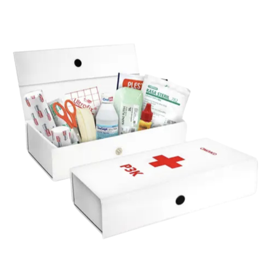Kotak P3K + Isi Lengkap/Kotak Obat P3K Mobile Plus Isi