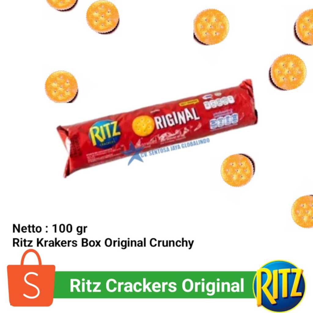 

(Beli 2 gratis 1) Ritz Biskuit Original 100 gr. Biskuit Gurih dan Renyah Favorit Anak