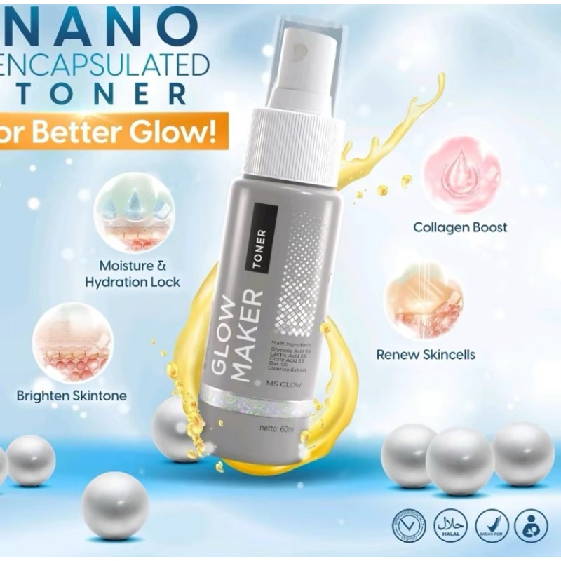 TONER GLOW MAKER MS GLOW / TONER MS GLOW / TONER WHITENING MS GLOW