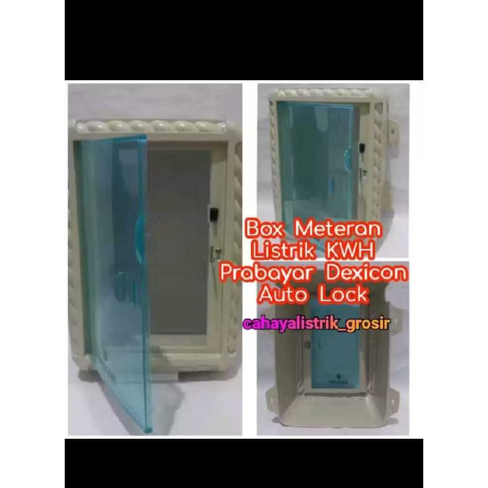 Box Meteran Listrik KWH Prabayar Box Meteran Pulsa PLN Tutup Meteran KWH Token Dexicon