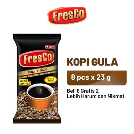 

RAJUTID fresco kopi gula @ 8 sachet | 23 gr