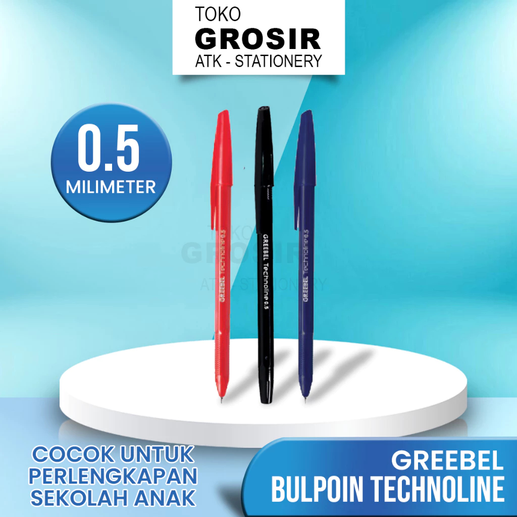 

(LIVE) GREEBEL BALLPEN BALLPOINT TECHNOLINE 0.5 - Toko Grosir ATK Stationery