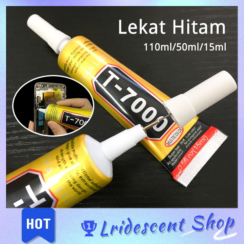 

15/50/110ML T-7000 Lem Lcd Touchscreen Lem Perekat Aksesoris Bening Lem Casing Lem Hp Cairan Hitam