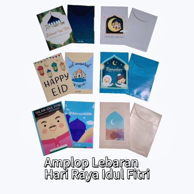 

50 pcs) Amplop Lebaran / Angpou Lebaran Hari Raya Idul Fitri