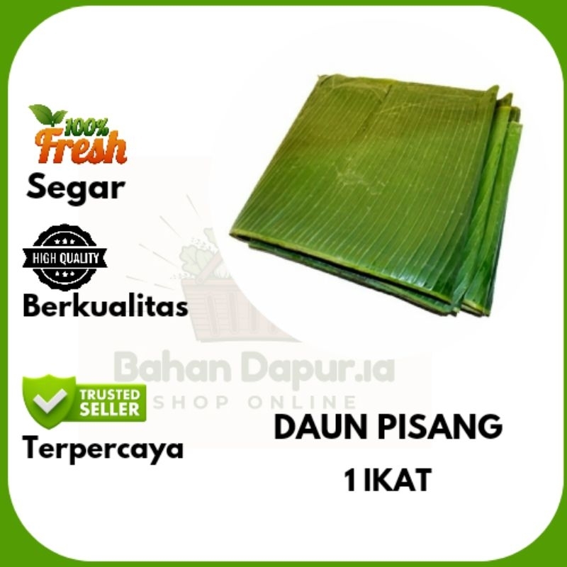 

DAUN PISANG | 1 IKAT ISI 2 LMBR | Bahan Dapur id