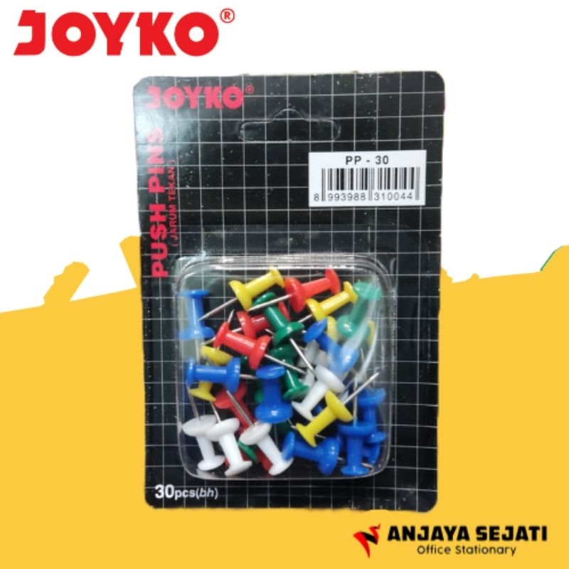 

Push Pin Joyko PP-30 | Jarum Tekan | Paku Pin | Perlusin