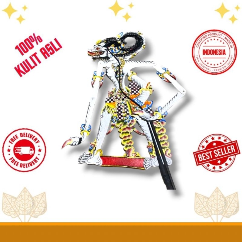 WAYANG kulit ANOMAN / HANOMAN -+60cm