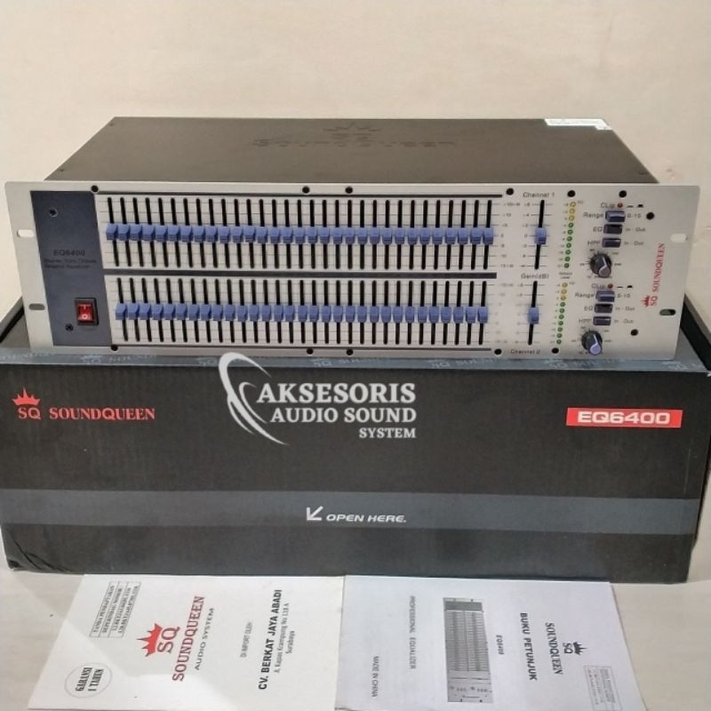 Equaliser Soundqueen EQ6400 Original Produk Kualitas bagus