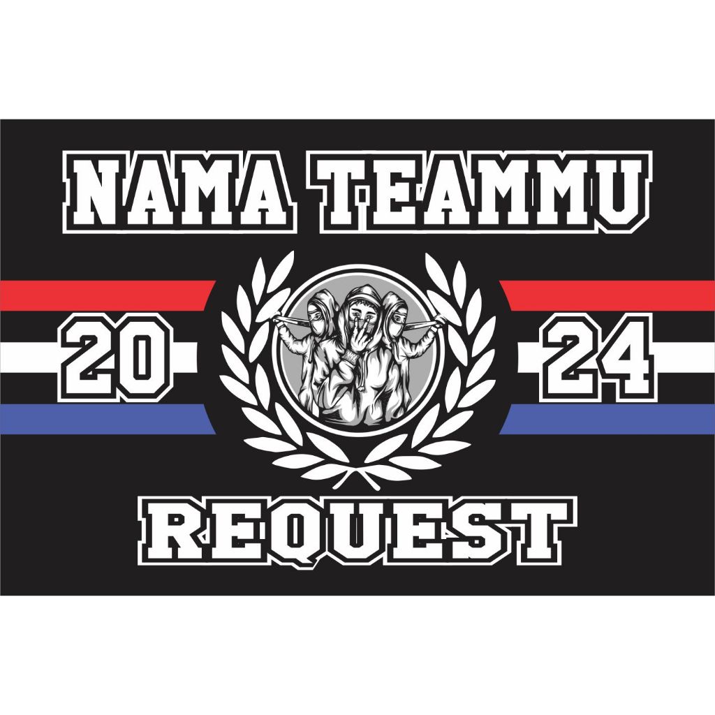 Bendera costom | Request tulisan / ukuran | bendera print