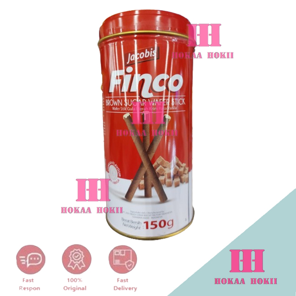 Jacobis Finco Wafer Roll Stick Brown Sugar 150gr