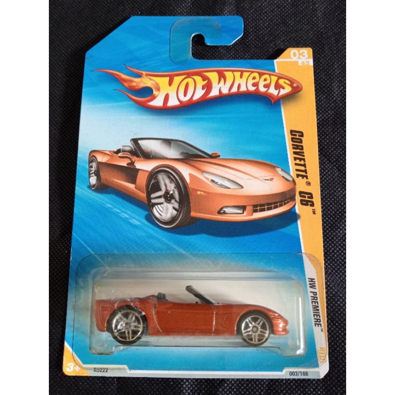 HOT WHEELS CORVETTE C6 ORANGE