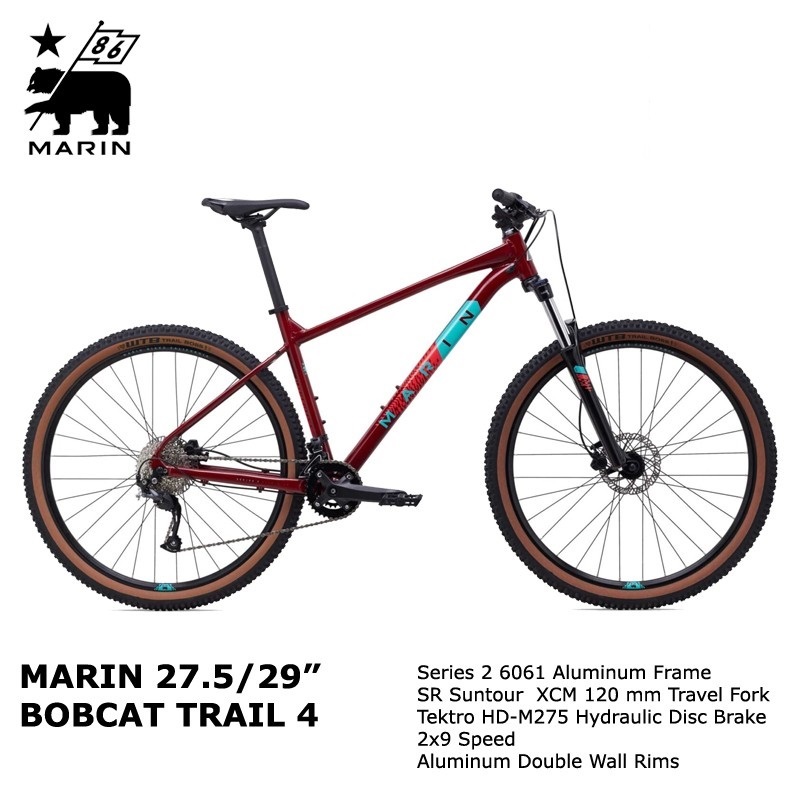 MARIN BOBCAT TRAIL 4 [27.5 / 29 INCH] SEPEDA MTB 9 SPEED