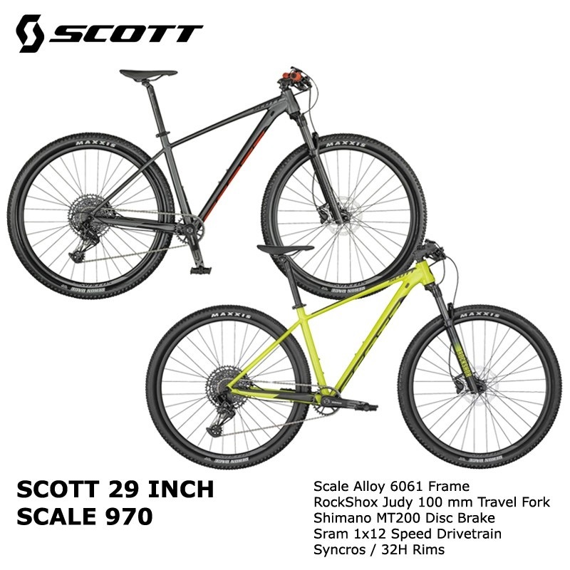 SCOTT SCALE 970 [29 INCH] SEPEDA MTB 12 SPEED