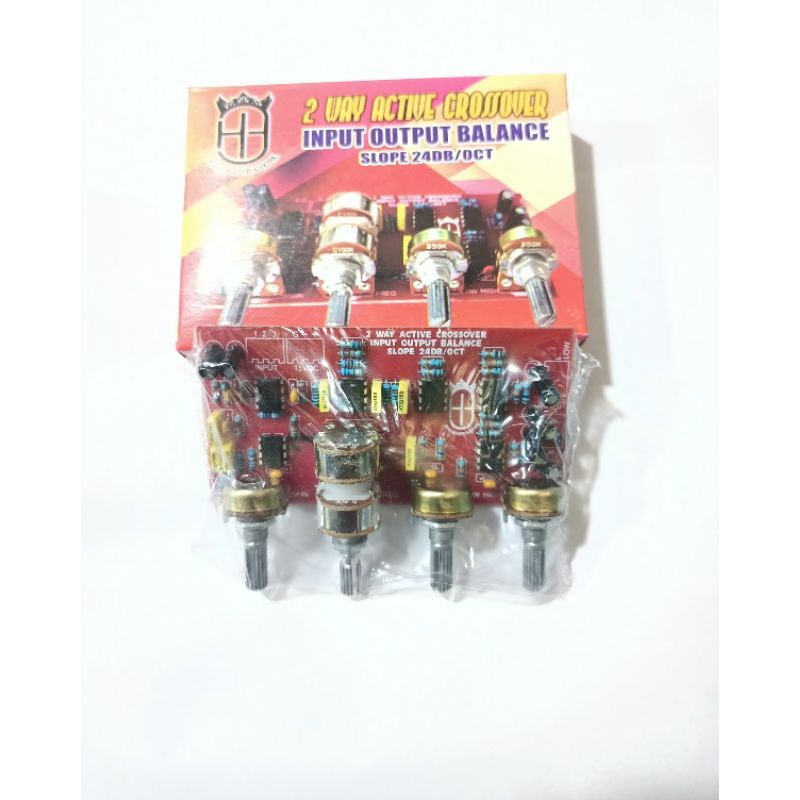 CROSSOVER ACTIVE 2 WAY SLOPE 24DB/OCT 6 IC