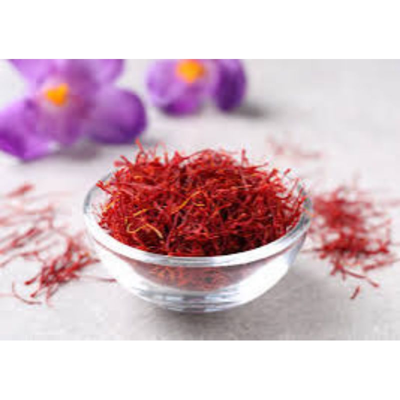 

REFA (100 Biji) Benih Bunga Saffron Crocus Sativus Original 100% / benih bunga / Benih Saffron