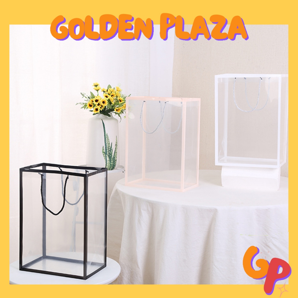 OPP Bag Souvenir Hampers OPP Goodie Bag Plastik Transparan Tas Buket Bunga Opp KB1009