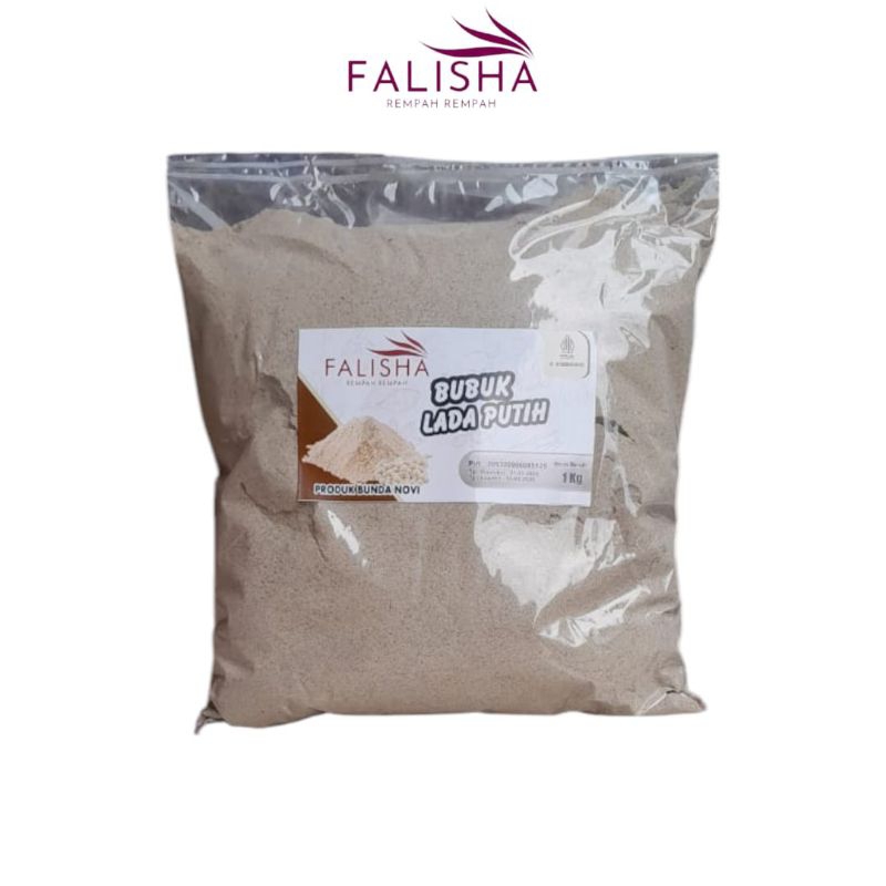 

Lada Putih / Pure White Pepper Powder 1kg / Aneka Bumbu Rempah Bubuk /Masak / Spices / Merica