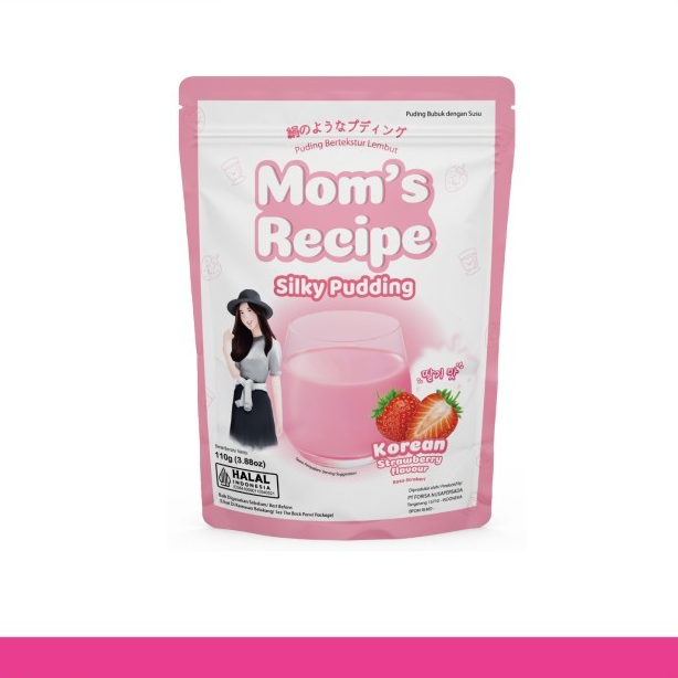 

Mom's Recipe Silky Pudding Rasa Korean Strawberry Pouch 110 gr