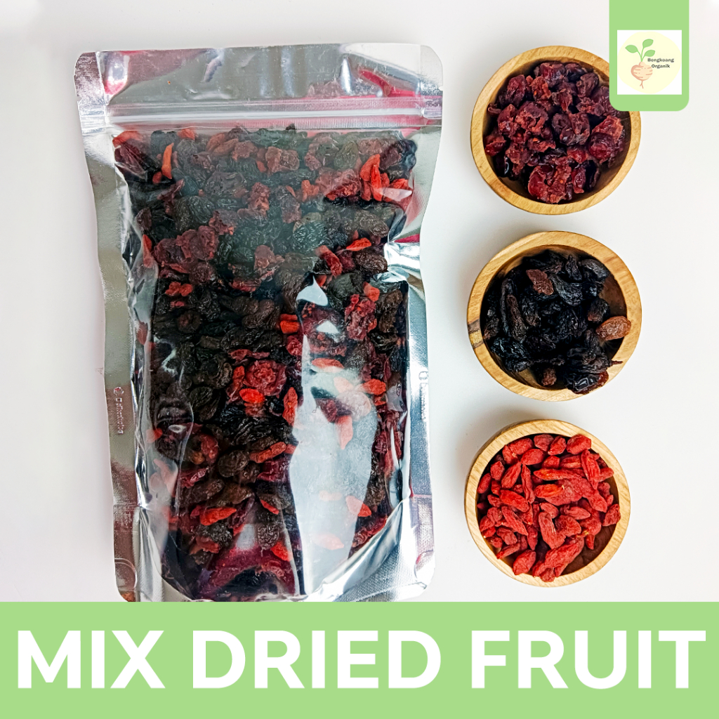 

MIX Dried Fruit 250gr – Goji Berry, Cranberry, Kismis